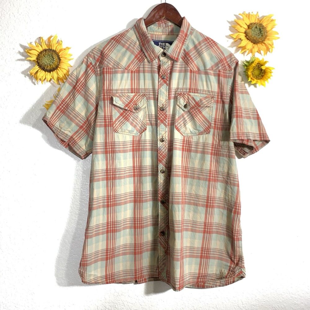 The North Face Button Down Double Pocket Vintage Men’s Shirt Size XL